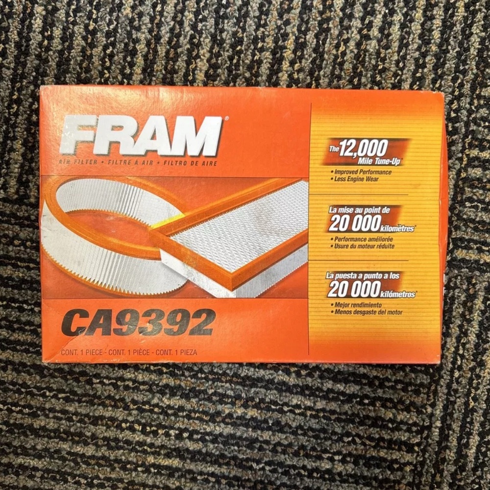 FRAM 9392 Ultra Premium Air Filter 12,000 Mile Protection NOS New 2007 Honeywell